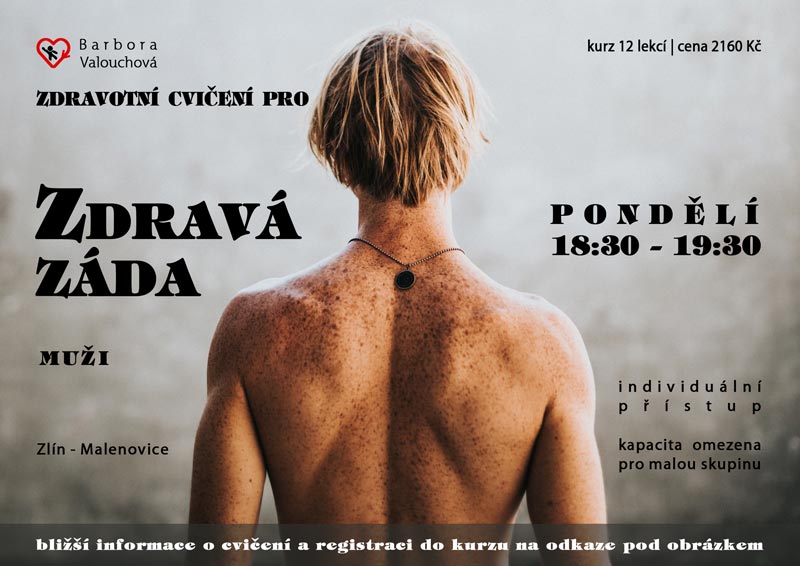 Zdravá záda - muži